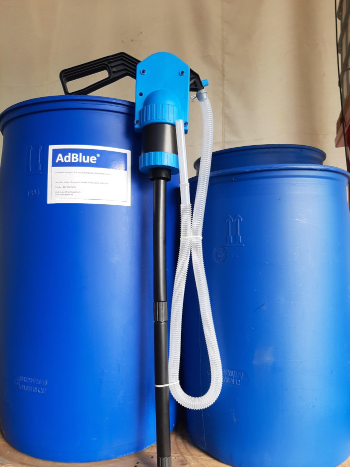 210 Liter Fass AdBlue, Fairtrade – Huber Tanklogistik